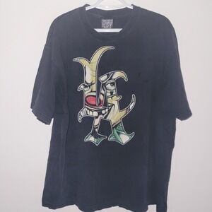 Vintage Y2K LA Joker T-Shirt Men's Size 2XL Made In USA Black